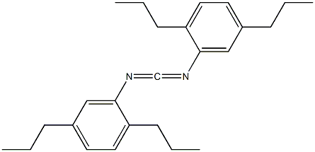 Bis(2,5-dipropylphenyl)carbodiimide Structure