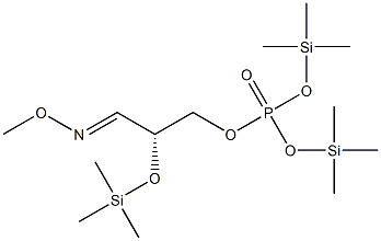 Phosphoric acid [(R)-3-methoxyimino-2-(trimethylsilyloxy)propyl]bis(trimethylsilyl) ester