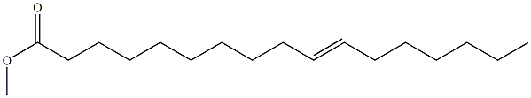 10-ヘプタデセン酸メチル 化学構造式