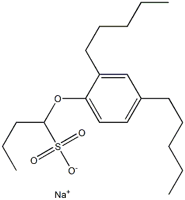1-(2,4-Dipentylphenoxy)butane-1-sulfonic acid sodium salt