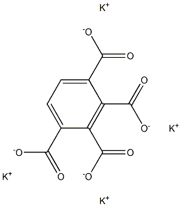 1,2,3,4-Benzenetetracarboxylic acid tetrapotassium salt Struktur