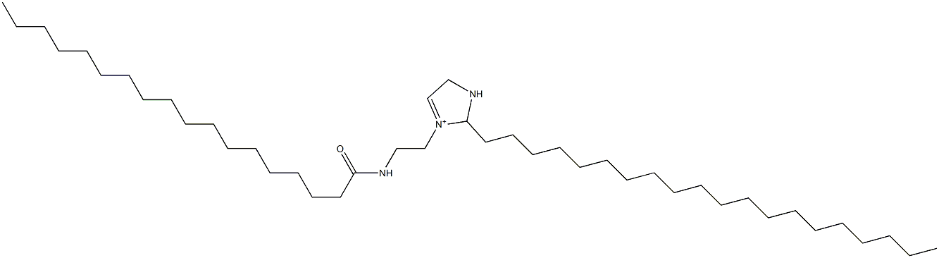 2-Icosyl-3-[2-(stearoylamino)ethyl]-3-imidazoline-3-ium Struktur