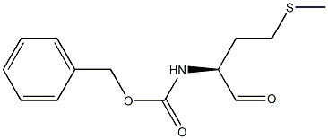 (2S)-2-[(Benzyloxycarbonyl)amino]-4-(methylthio)butanal Struktur