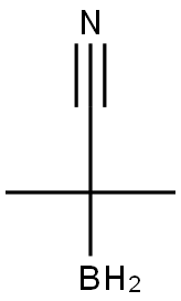 (1-Methyl-1-cyanoethyl)borane Struktur