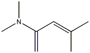 2-Dimethylamino-4-methyl-1,3-pentadiene Structure