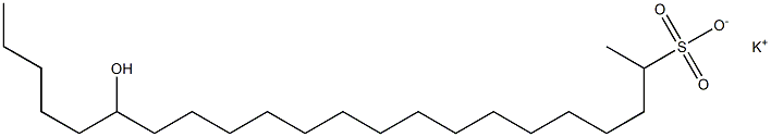 17-Hydroxydocosane-2-sulfonic acid potassium salt