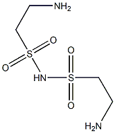 2,2'-(Iminobissulfonyl)bis(ethanamine) Struktur