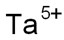 タンタル(V) 化学構造式