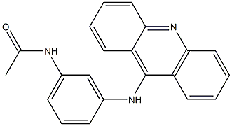 N-[3-(9-Acridinylamino)phenyl]acetamide Structure