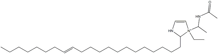 1-[1-(Acetylamino)ethyl]-1-ethyl-2-(13-henicosenyl)-4-imidazoline-1-ium Struktur