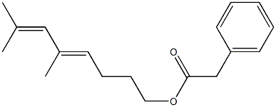Phenylacetic acid 5,7-dimethyl-4,6-octadienyl ester