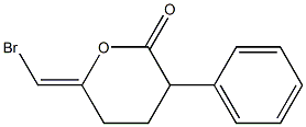 (6Z)-6-(Bromomethylene)-3-phenyltetrahydro-2H-pyran-2-one Structure