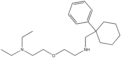 1-Phenyl-N-[2-(2-diethylaminoethoxy)ethyl]cyclohexanemethanamine