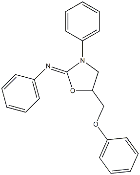 5-(Phenoxymethyl)-N,3-diphenyloxazolidin-2-imine