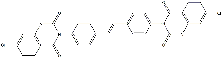 3,3'-[1,2-Ethenediylbis(4,1-phenylene)]bis[7-chloroquinazoline-2,4(1H,3H)-dione]