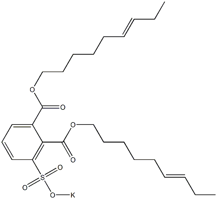 3-(Potassiosulfo)phthalic acid di(6-nonenyl) ester