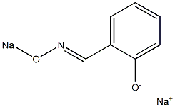 Sodium 2-(sodiooxyiminomethyl)phenolate Struktur