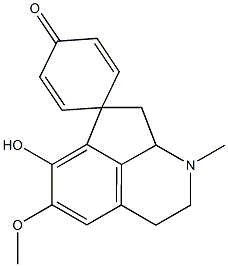 (1R)-2,3,8,8a-Tetrahydro-6-hydroxy-5-methoxy-1-methylspiro[cyclopenta[ij]isoquinoline-7(1H),1'-[2,5]cyclohexadiene]-4'-one