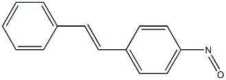 (E)-4-ニトロソスチルベン 化学構造式