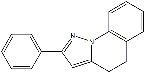 4,5-Dihydro-2-phenylpyrazolo[1,5-a]quinoline Struktur
