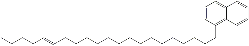 1-(16-ヘニコセニル)ナフタレン 化学構造式