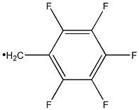 (2,3,4,5,6-Pentafluorophenyl)methylradical Struktur