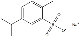 p-Cymene-2-sulfonic acid sodium salt Structure