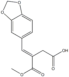 (3E)-3-Methoxycarbonyl-4-(1,3-benzodioxol-5-yl)-3-butenoic acid