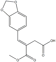  (3E)-3-Methoxycarbonyl-4-(1,3-benzodioxol-5-yl)-3-butenoic acid