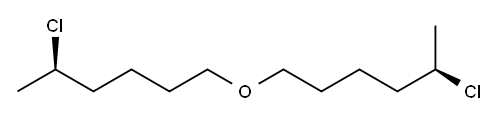 (-)-[(R)-4-クロロペンチル]メチルエーテル 化学構造式