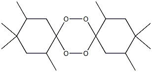 1,3,3,4,10,12,12,13-Octamethyl-7,8,15,16-tetraoxadispiro[5.2.5.2]hexadecane Struktur