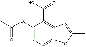 5-Acetyloxy-2-methyl-4-benzofurancarboxylic acid