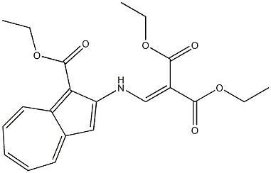 2-[2,2-Bis(ethoxycarbonyl)ethenyl]aminoazulene-1-carboxylic acid ethyl ester
