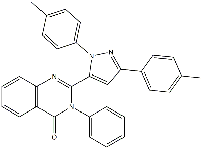 3-(Phenyl)-2-[3-(4-methylphenyl)-1-(4-methylphenyl)-1H-pyrazol-5-yl]quinazolin-4(3H)-one