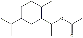 酢酸1-(p-メンタン-2-イル)エチル 化学構造式