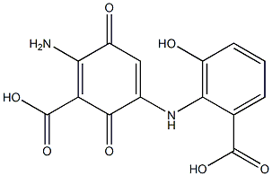 2-[(5-Carboxy-4-amino-3,6-dioxo-1,4-cyclohexadiene)-1-ylamino]-3-hydroxybenzoic acid