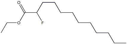 2-フルオロドデカン酸エチル 化学構造式