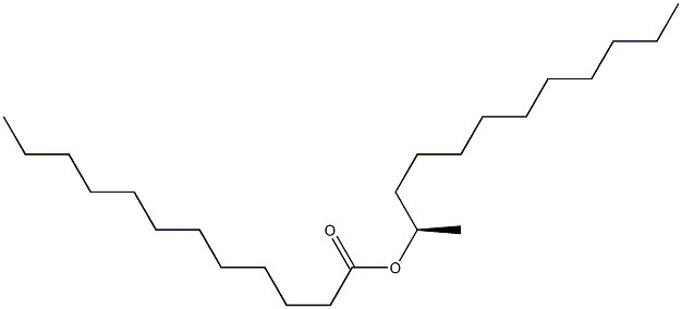 (-)-Lauric acid (R)-1-methylundecyl ester Structure
