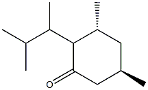 (3R,5R)-3,5-Dimethyl-2-(1-isopropylethyl)cyclohexan-1-one Structure