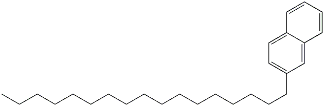 2-Heptadecylnaphthalene Structure