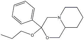 Octahydro-3-propyloxy-3-phenylpyrido[2,1-c][1,4]oxazine