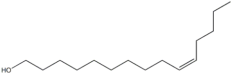(Z)-10-Pentadecen-1-ol Structure
