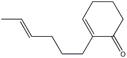 2-[(E)-4-Hexenyl]-2-cyclohexen-1-one Structure