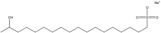 17-Hydroxyoctadecane-1-sulfonic acid sodium salt