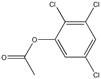 Acetic acid 2,3,5-trichlorophenyl ester Structure