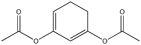 1,3-Diacetoxycyclohexa-1,3-diene Structure