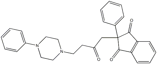 2-[2-Oxo-4-(4-phenyl-1-piperazinyl)butyl]-2-phenyl-1,3-indanedione