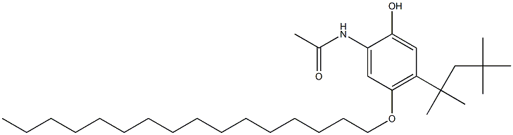 5'-Hexadecyloxy-2'-hydroxy-4'-(1,1,3,3-tetramethylbutyl)acetanilide