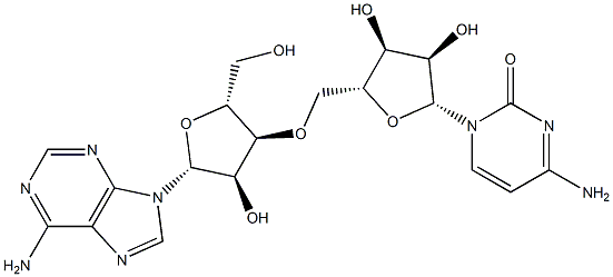 3'-O-(5'-Cytidylyl)adenosine Structure
