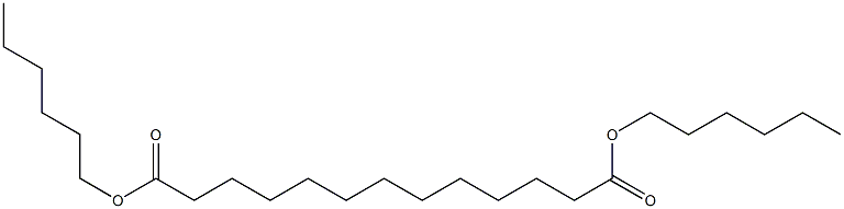 Tridecanedioic acid dihexyl ester 结构式